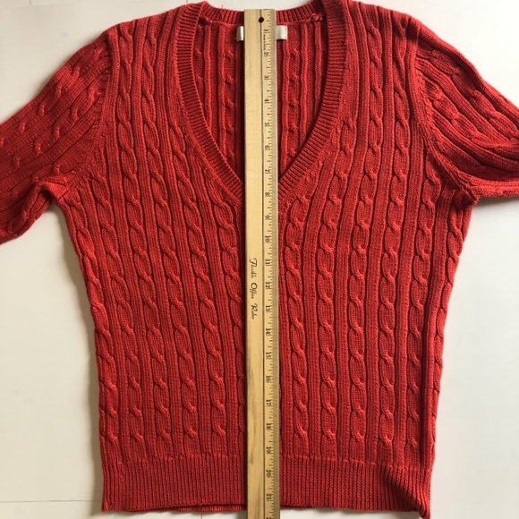MICHAEL Michael Kors Orange Cable Knit Sweater - Picture 7 of 10
